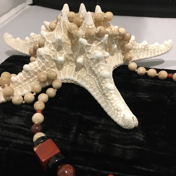 Vintage stone necklace(SW) - Picture 3 of 5